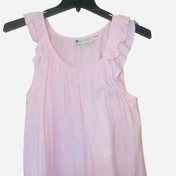 Ella Simone Women’s Cloud Soft Double Cotton Gauze Nightgown Pink Comfort Large - Picture 2 of 6